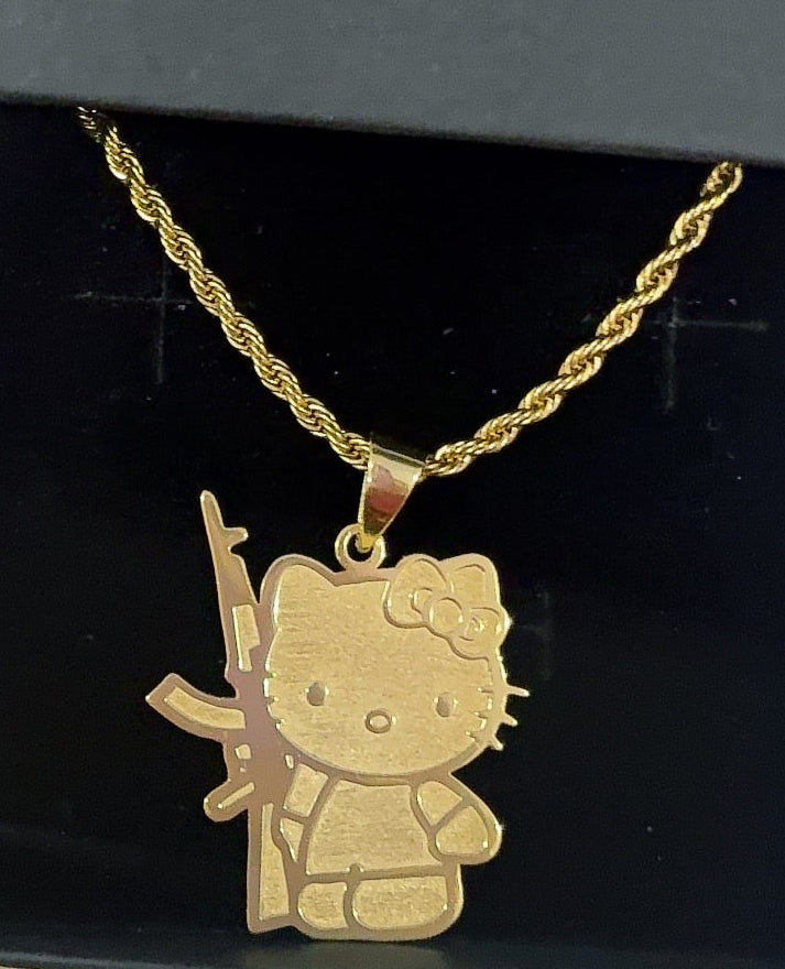 Hello Kitty Gun Rope Chain