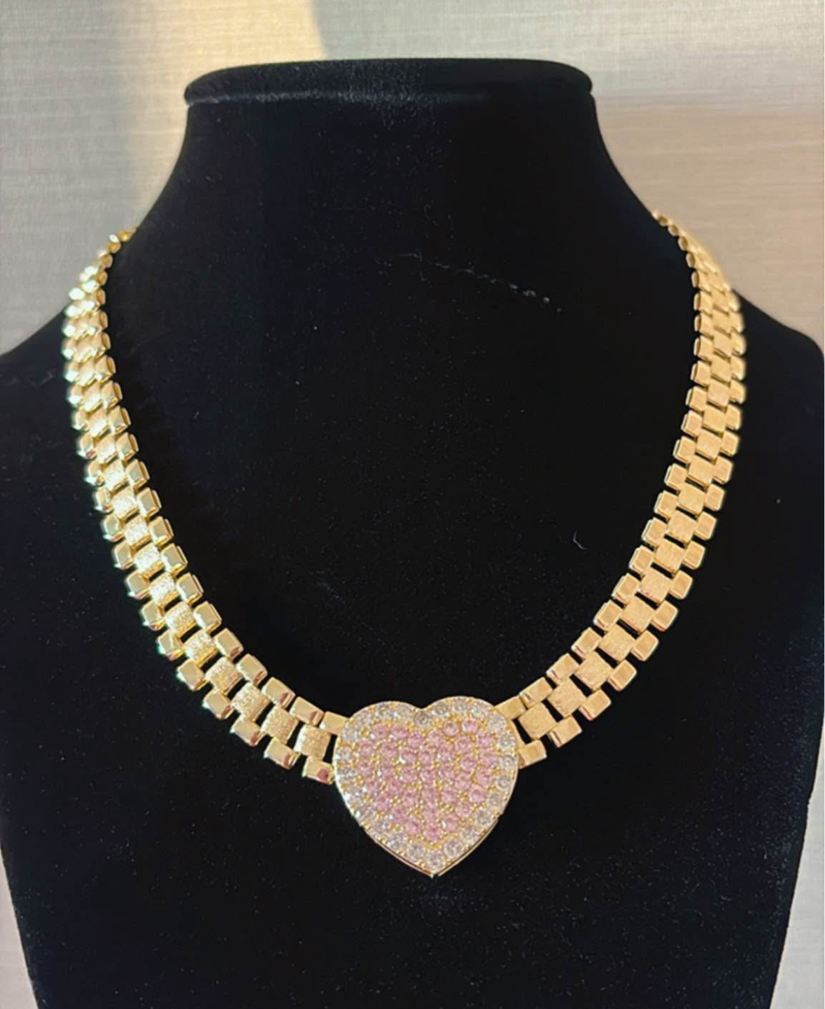 10mm Rolex Heart Chain